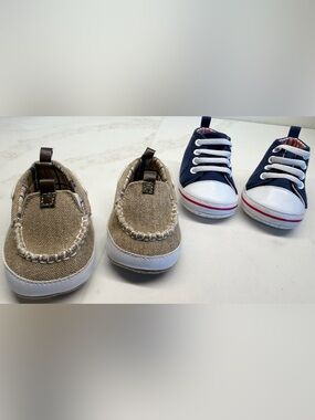 Boys Rising Star 6-9M Shoe Bundle Loafers & High Tops